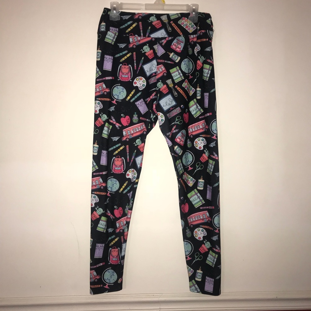 School themed leggings. Perfect for a teacher